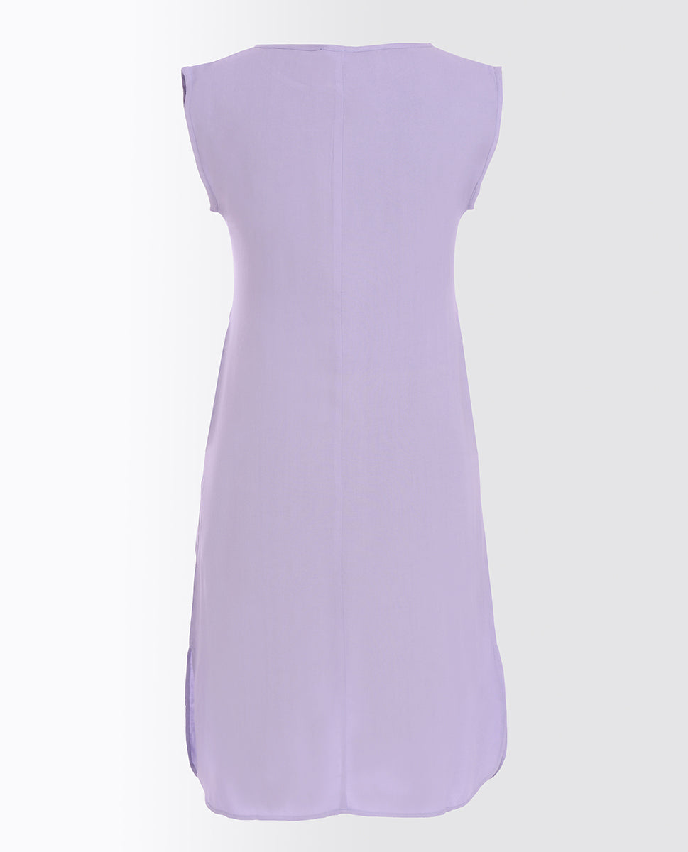 Ballad Blue Rayon Slip Dress