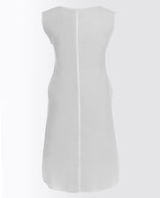 Bright White Rayon Slip Dress