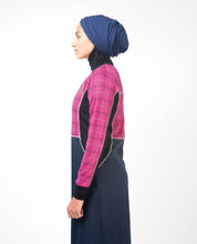 Rose Checked Print Jilbab