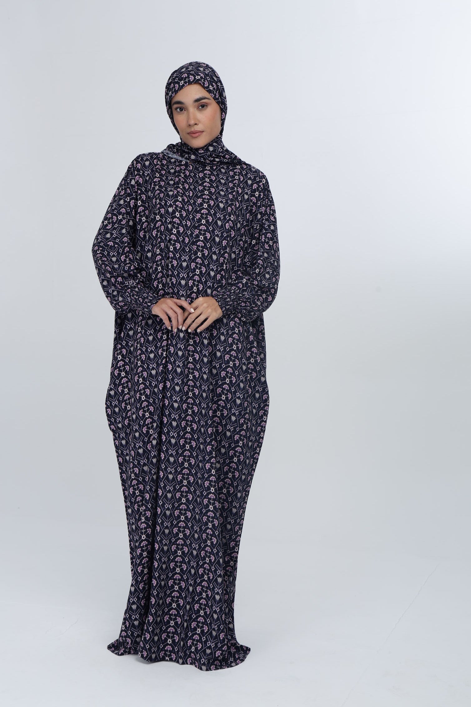 Blue Floral Salah Dress