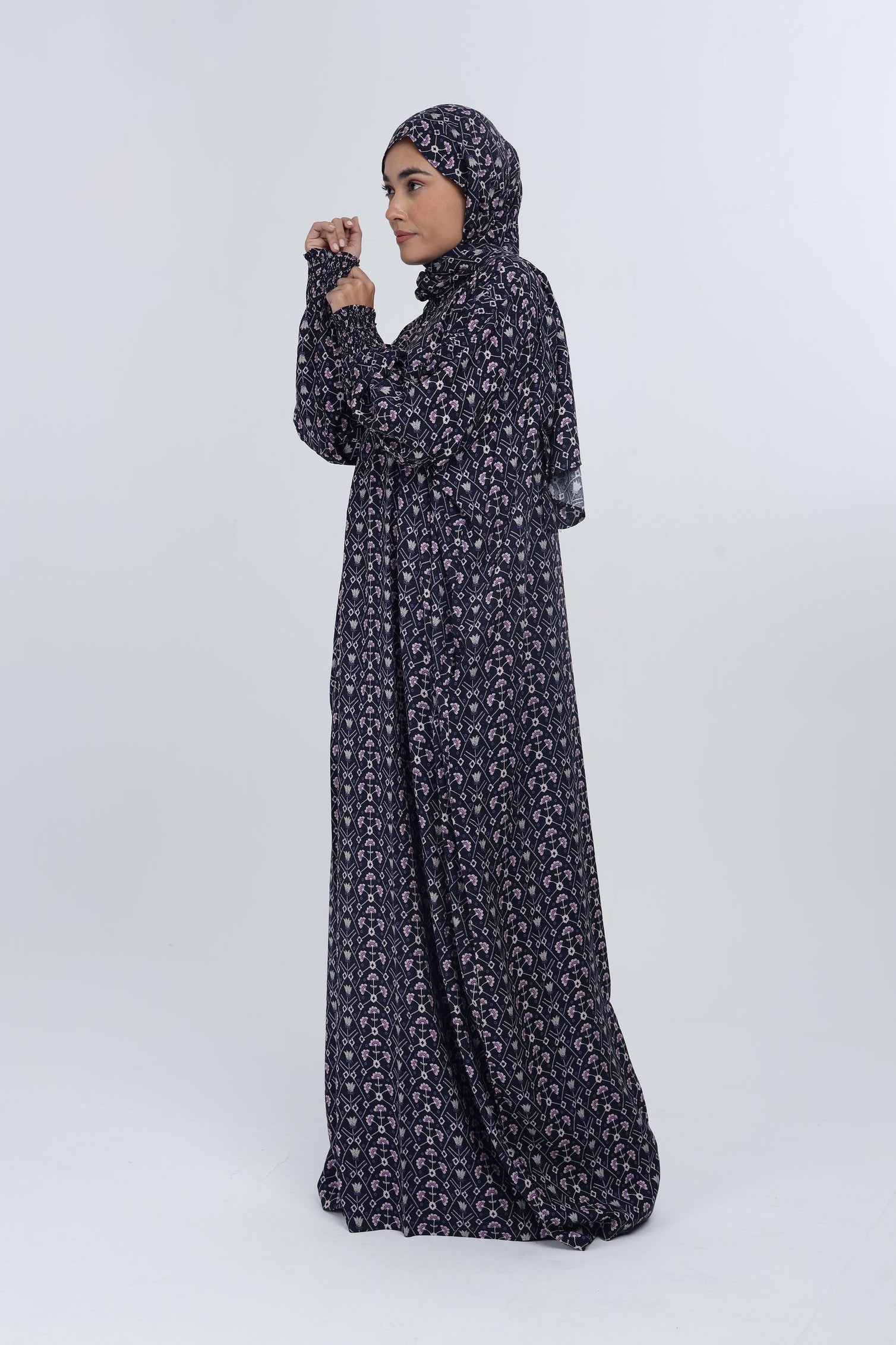 Blue Floral Salah Dress