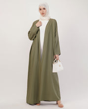 Green Open Abaya