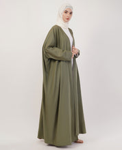 Green Open Abaya