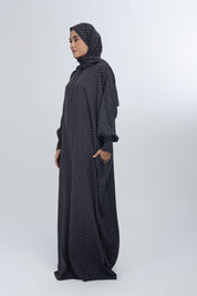 Grey Polka Dot Salah Dress