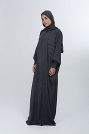 Grey Polka Dot Salah Dress