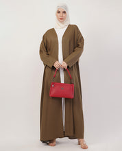 Ripe Olive Open Abaya