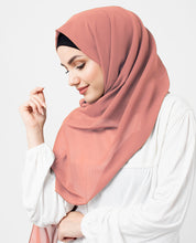 Bridal Rose Pink Poly Georgette Scarf