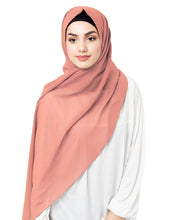 Bridal Rose Pink Poly Georgette Scarf