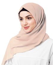 Toasted Almond Poly Georgette Scarf